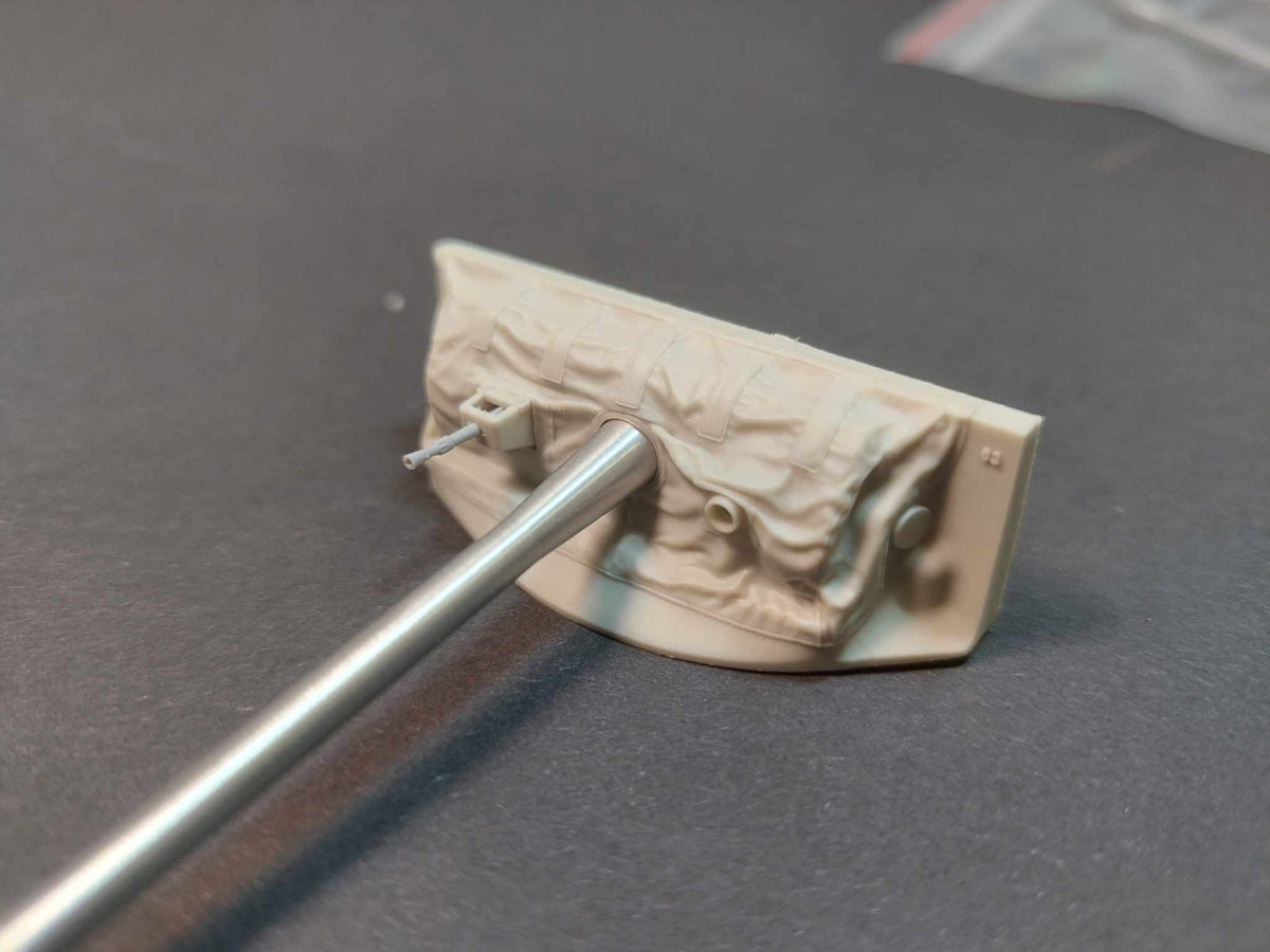 Panzer Art GB35-130 A34 “Comet” canvas mantlet with 77mm OQF Gun (WWII early pattern) 1/35 – zdjęcie 3