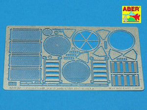 Aber 35G14 Grilles for german tank Sd.Kfz.171 Panther, Ausf.G late model 1/35