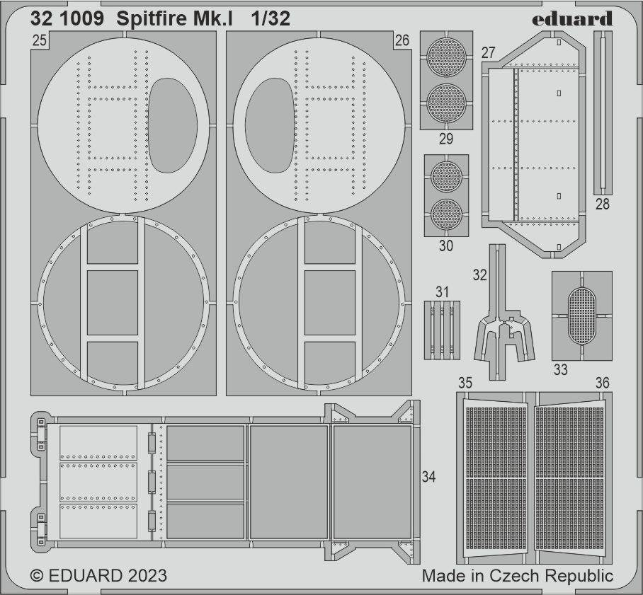 Eduard BIG33153 Spitfire Mk. I KOTARE 1/32 – zdjęcie 4