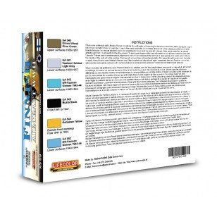 Lifecolor XS09 Acrylic color Set Finnish Aircraft 6x22ml – zdjęcie 2
