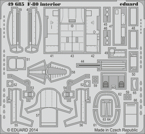Eduard 49685 F-80 interior S. A. HOBBY BOSS 1/48 – zdjęcie 2