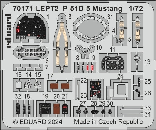 Eduard 70171 P-51D-5 Mustang - The ProfiPACK Edition 1/72 – image 7