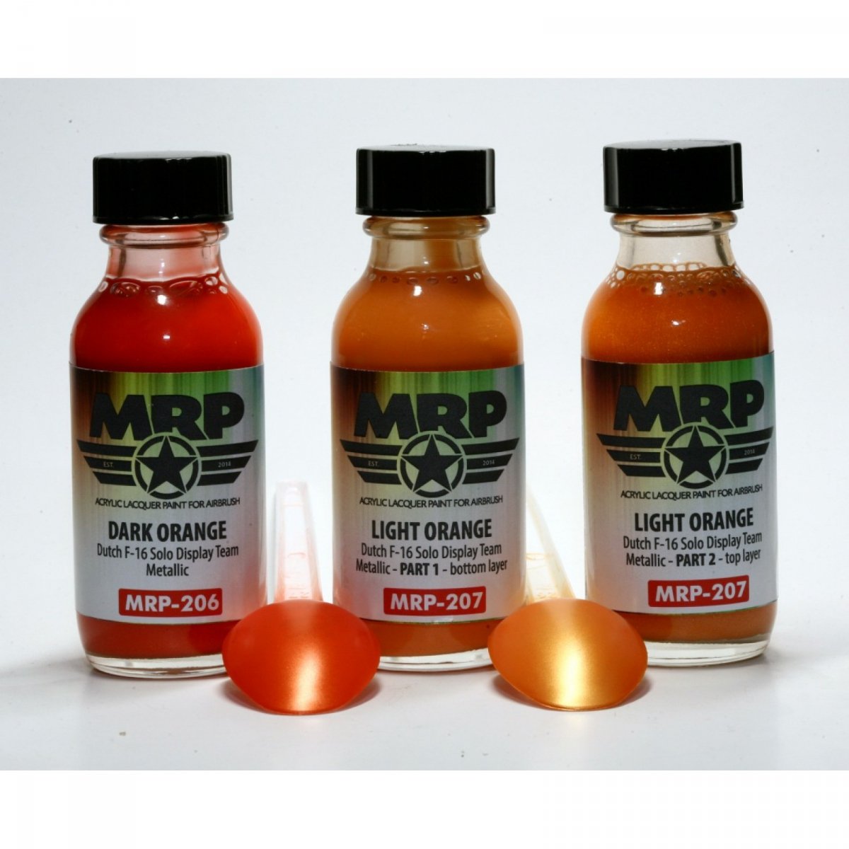 MR. Paint MRP-207 LIGHT ORANGE F-16 2x30ml – zdjęcie 4