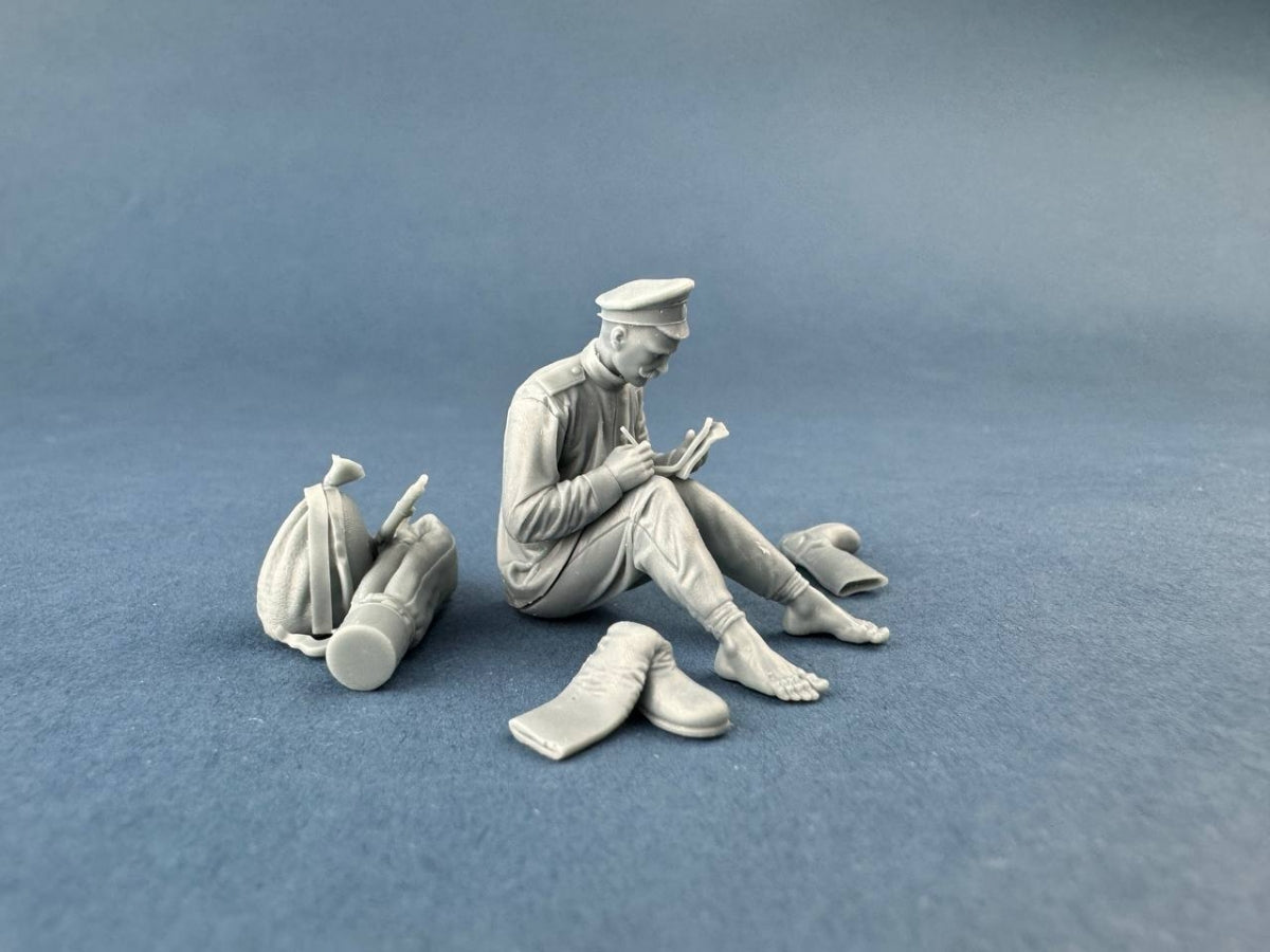 Copper State Models F35-066 Imperial Russian Army Soldier a letter home 1/35 – immagine 2