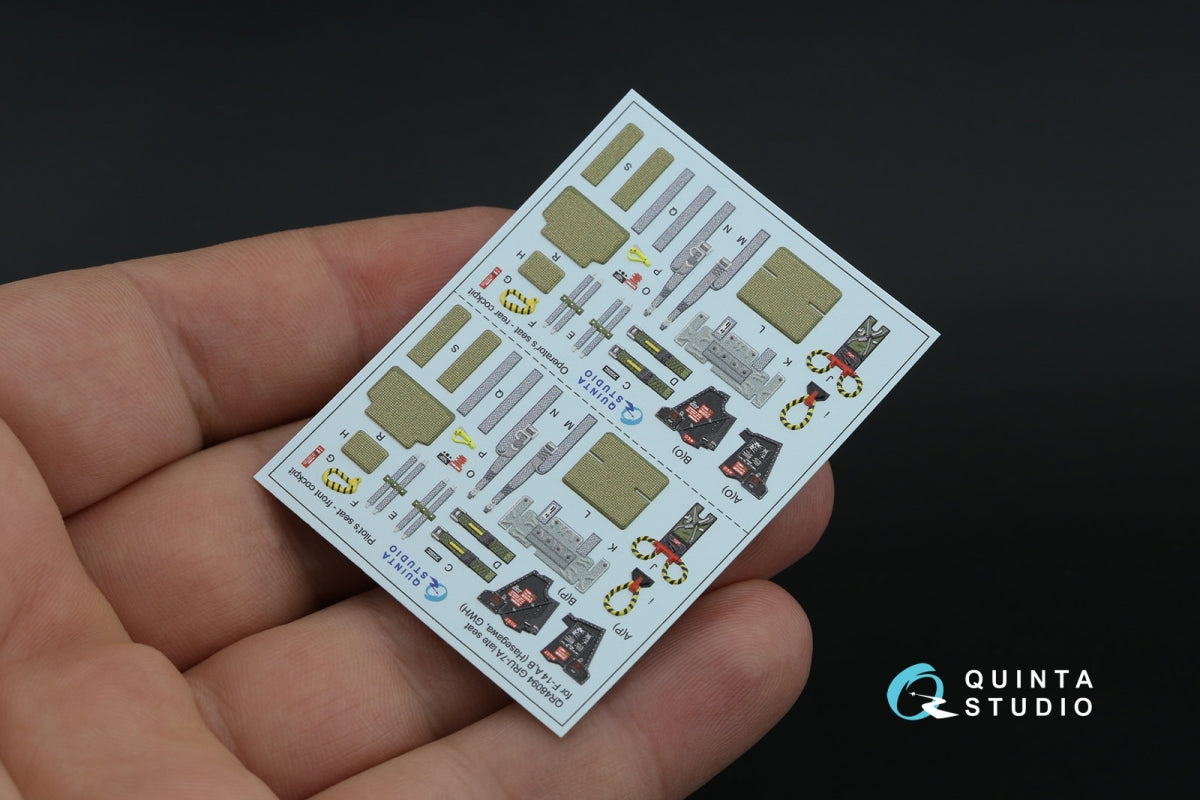 Quinta Studio QR+48094 GRU-7A late, 2 ejection seats for F-14 A/F-14B (Hasegawa, GWH) 1/48 – zdjęcie 2