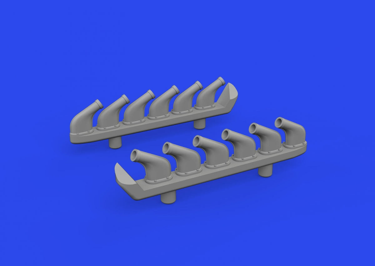 Eduard 672358 P-51D exhaust stacks PRINT EDUARD 1/72 – image 2