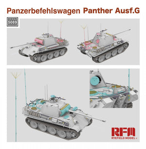 Rye Field Model 5089 Panther Ausf.G Panzerbefehlswagen 1/35 – zdjęcie 3