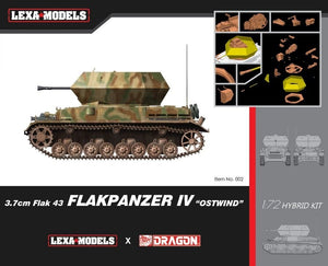 Dragon 7535 3.7cm FlaK 43 Flakpanzer IV &amp;quot;Ostwind&amp;quot; 1/72
