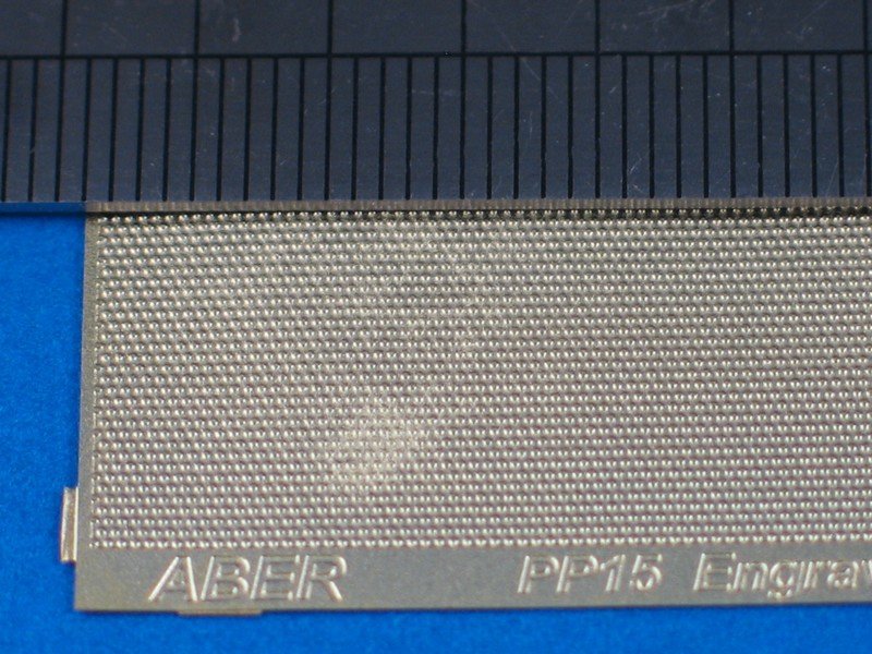 Aber PP15 Engrave plate (140 x 39 mm) - pattern 15