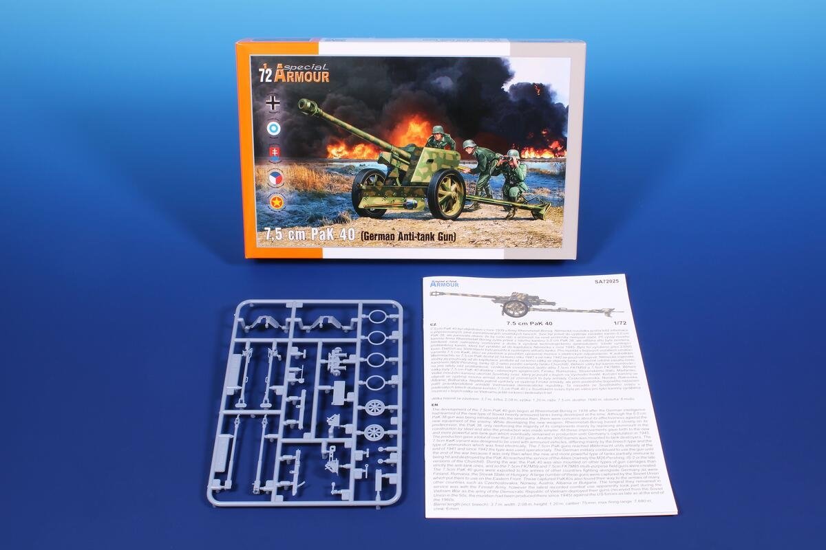 Special Armour 72025 7,5 cm PaK 40 ‘German Anti-tank Gun’ 1/72 – zdjęcie 2
