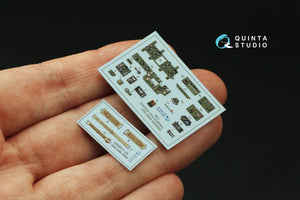 Quinta Studio QD48493 A6M2 Zero Nakajima Production 3D-Printed coloured Interior on decal paper (Eduard) 1/48 – zdjęcie 3