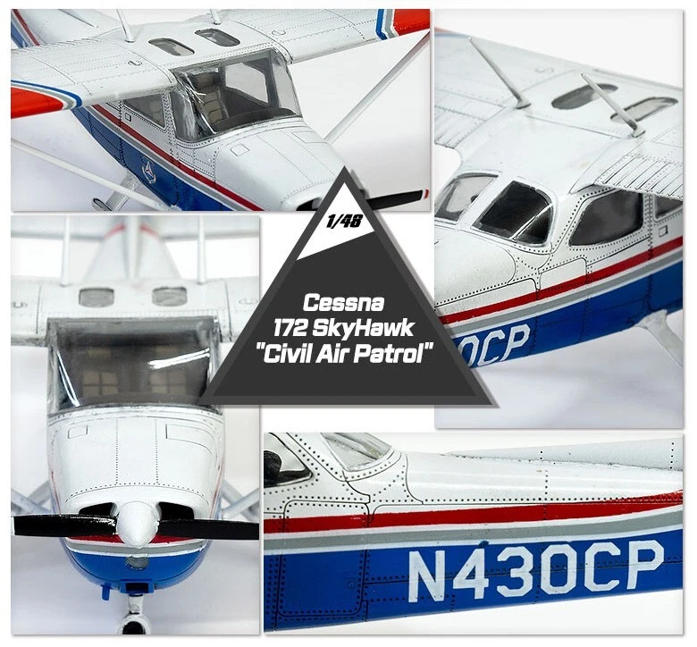 Academy 12367 Cessna 172 Skyhawk "Civil Air Patrol" 1/48