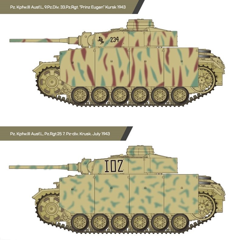 Academy 13545 German Panzer III Ausf L “Battle of Kursk” 1/35 – zdjęcie 4