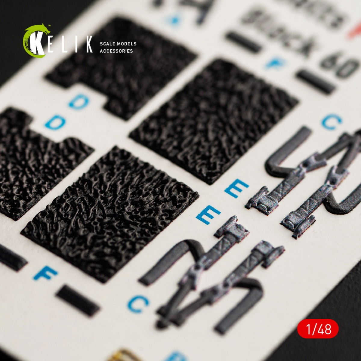 KELIK K48062 F-16F DESERT VIPERS BLOCK 60 INTERIOR 3D DECALS FOR KINETIC KIT 1/48 – image 4