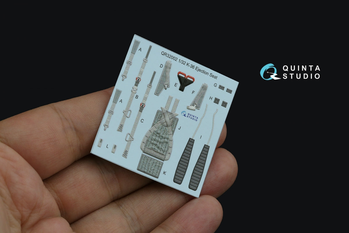 Quinta Studio QD32227 MiG-29UB 3D-Printed &amp;amp; colored Interior (Trumpeter) 1/32 – image 10