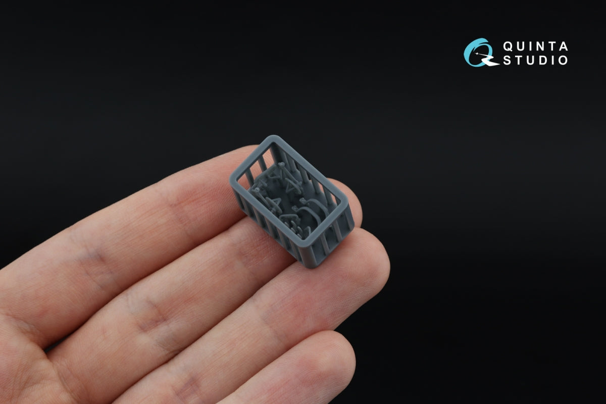 Quinta Studio QD+35139 Land Rover 88 series II family 3D-Printed &amp;amp; coloured Interior on decal paper (AK Interactive) (with 3D-printed resin parts) 1/35 – zdjęcie 8