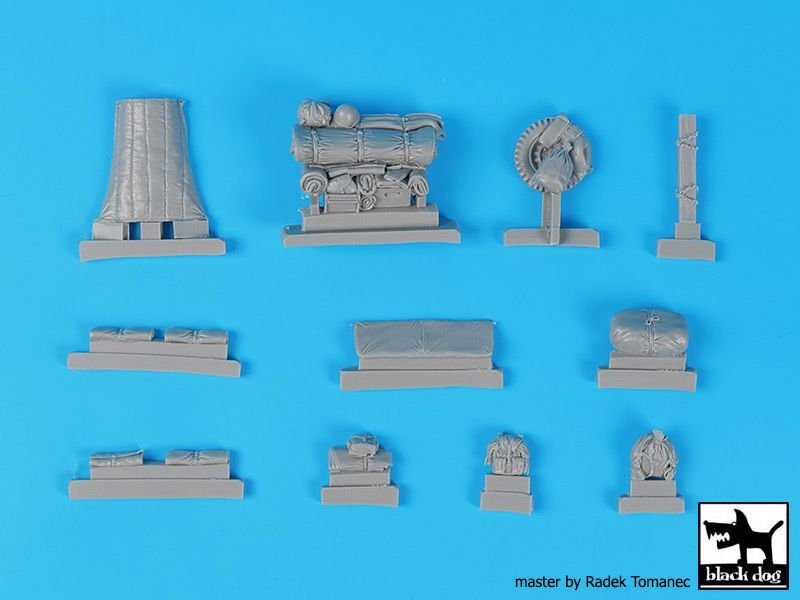 Black Dog T35229 Tiger I Pz Kpfw VI accessories set 1/35 – zdjęcie 6