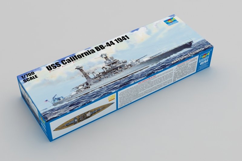 Trumpeter 05783 USS California BB-44 1941 1/700 – zdjęcie 2
