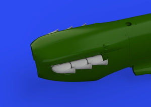 Eduard 648668 Spitfire Mk.V three-stacks exhausts fishtail EDUARD 1/48 – zdjęcie 2