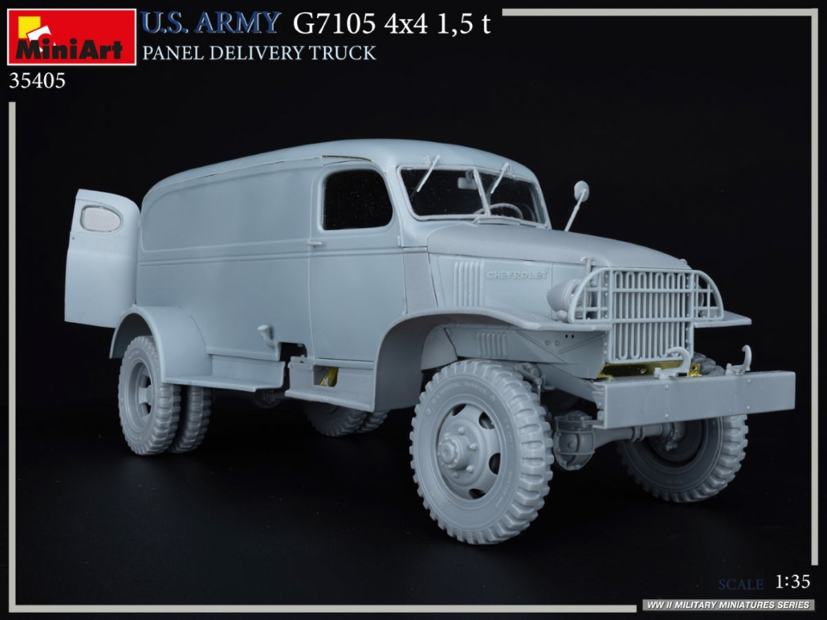 MiniArt 35405 U.S. ARMY G7105 4х4 1,5 t PANEL DELIVERY TRUCK 1/35 – zdjęcie 10