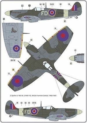 AML D32004 Czechoslovak commanders in the Spitfire 1/32 – immagine 3