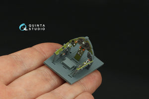 Quinta Studio QD48413 F6F-3E/N Hellcat 3D-Printed &amp;amp; colored Interior on decal paper (Eduard) 1/48 – image 10