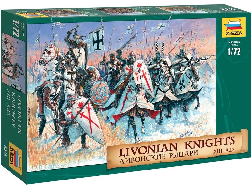 Zvezda 8016 Chevaliers de Livonie XIII AD 1/72
