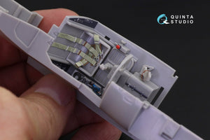 Quinta Studio QD32058 Bf 109K-4 3D-Printed &amp;amp; coloured Interior on decal paper (for Hasegawa kit) 1/32 – immagine 5