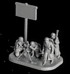 Zvezda 6209 German 81-mm mortar with crew 1941-1945 (winter uniform) 1/72 – zdjęcie 5