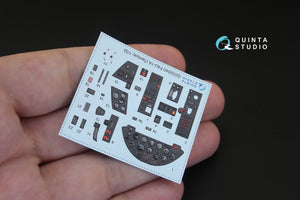 Quinta Studio QD32040 F4U-1A Corsair 3D-Printed &amp;amp; colored Interior on decal paper (for Tamiya kit) 1/32 – image 3