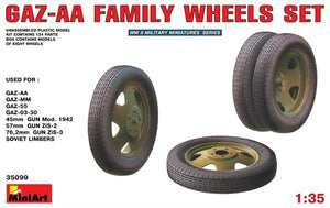 MiniArt 35099 GAZ-AA family wheels set 1/35