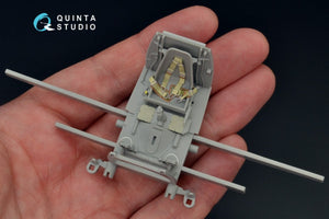 Quinta Studio QD32052 Bf 109E-3 3D-Printed &amp;amp; colored Interior on decal paper (for Cyber-hobby/Dragon kit) 1/32 – image 9