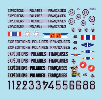 Star Decals 35-C1420 M29C Weasel - E.P.F. Les Expeditions Polaires Francaises. French Polar Expeditions in the 1940-60s 1/35 – immagine 2