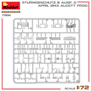 MiniArt 72106 STURMGESCHUTZ III AUSF. G, AVRIL 1943 ALKETT PROD. 1/72 – image 12