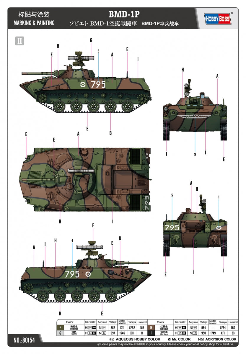 Hobby Boss 80154 BMD-1P 1/35 – zdjęcie 5
