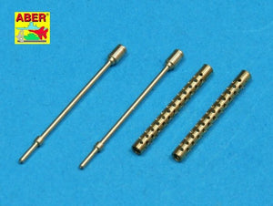 Aber 25L-01 Set of 2 Turned U.S barrels for Browning M-1919 A4 with two part muzzle 1/25