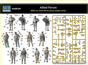 Master Box 3594 Allied Forces WWII era, North Africa desert battles series 1/35 – zdjęcie 2