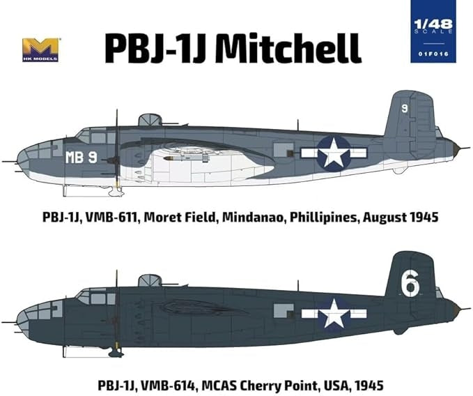 HK Models 01F016 PBJ-1J Mitchell 1/48 – image 8
