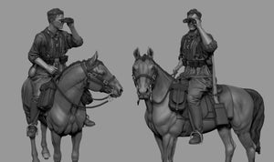 Panzer Art FI35-223 German mounted cavalryman 8-th Waffen-SS Division Florian Geyer 1/35 – zdjęcie 2