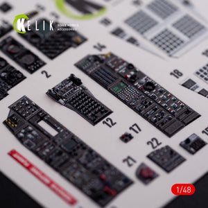 KELIK K48017 A-10C &amp;quot;Thunderbolt &amp;quot; interior 3D decals for Academy kit 1/48 – zdjęcie 5