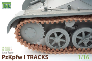 T-Rex Studio TR86002-1 PzKpfw I Tracks Late Type for Ausf.A only 1/16 – zdjęcie 2