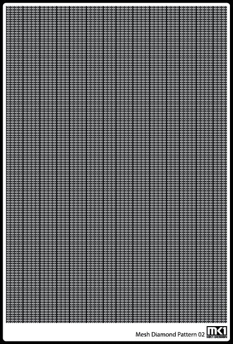 KA Models KA-00004 DIAMOND PATTERN MESH B 0.4mm X 0.7mm – image 5
