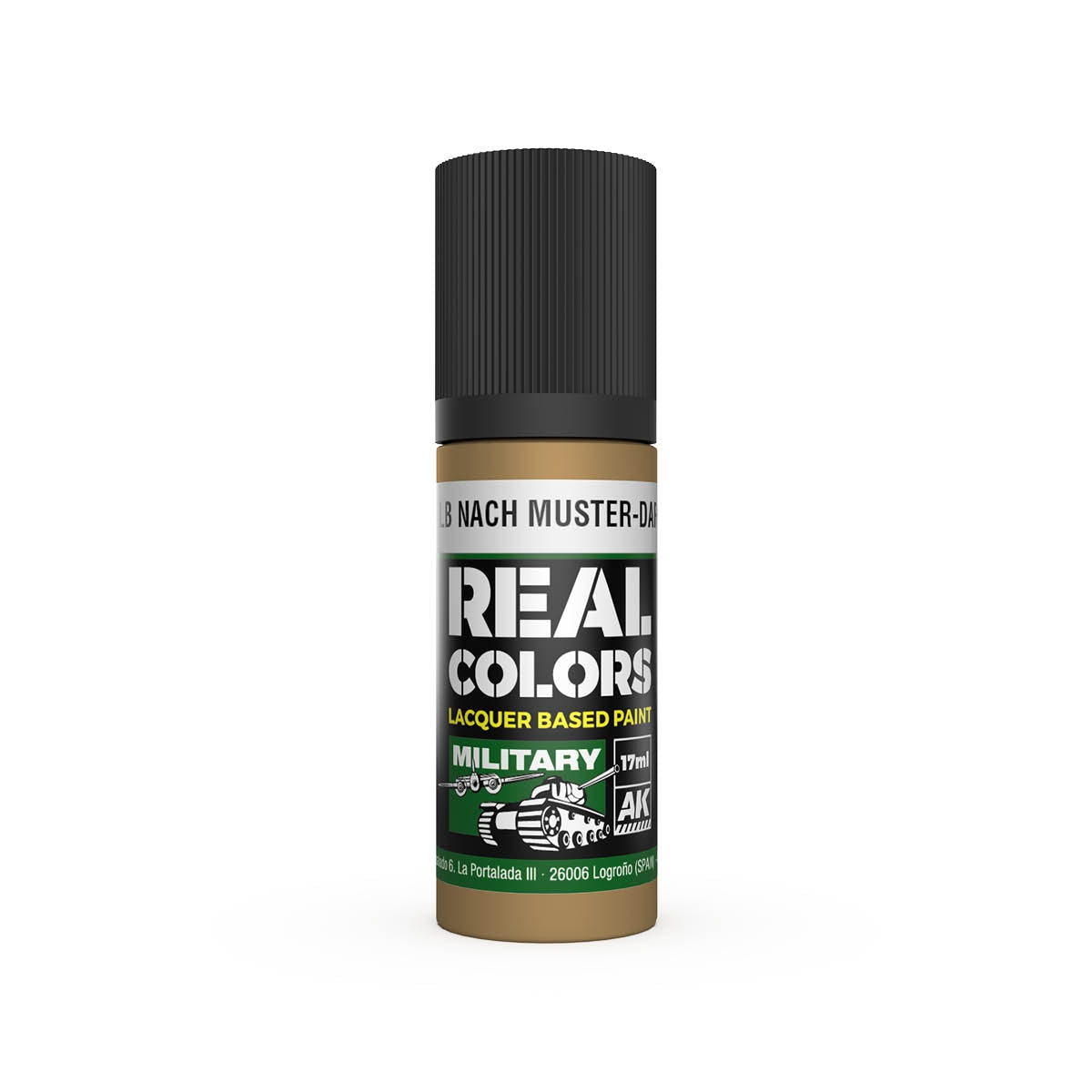 AK Interactive RC858 Dunkelgelb Nach Muster-Dark Yellow acc. to Sample 17 ml – zdjęcie 2