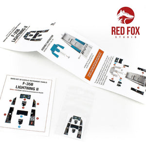 Red Fox Studio QS-48018 F-35B Lightning II (for Italeri kit) 1/48 – zdjęcie 3