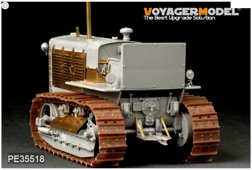 Voyager Model PE35518 WWII Soviet ChTZ S-65 Tractor For Trumpeter 05538 1/35 – zdjęcie 2