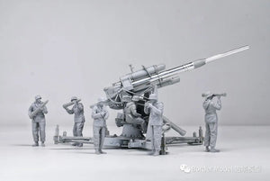 Border Model BT-013 German 88mm Gun Flak36 w/6 anti-aircraft artillery crew members 1/35 – zdjęcie 4