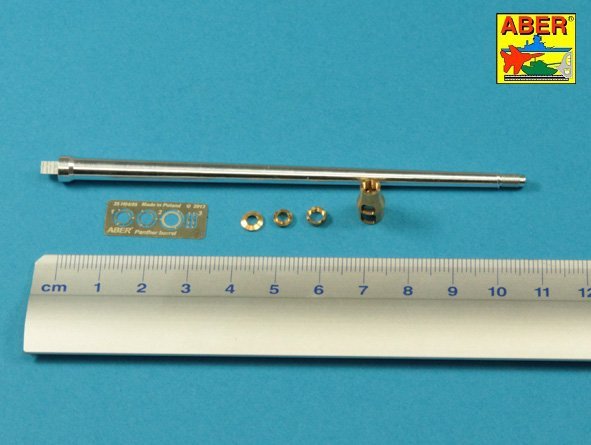Aber 35L-241 7.5 cm barrel with muzzle brake for Panther Ausf.A (1/35) – image 3