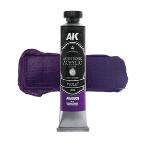 AK Interactive AKAD102 Artist Dense Acrylic Colors - Primary &amp;amp; Secondary Set – immagine 3