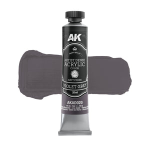 AK Interactive AKAD104 Artist Dense Acrylic Colors - Black &amp;amp; White Color Set – immagine 7