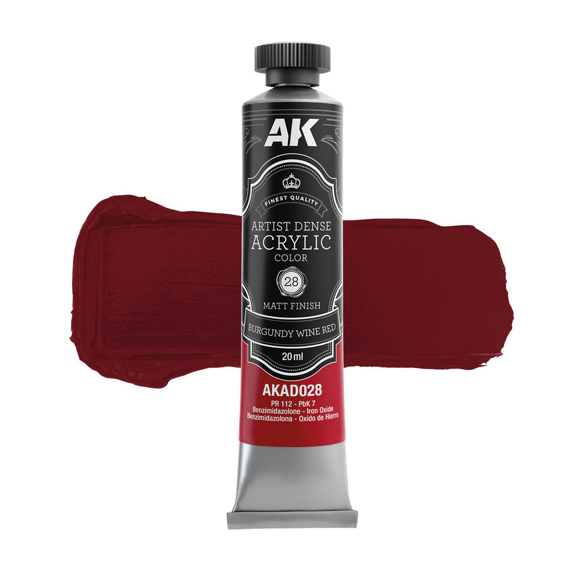 AK Interactive AKAD107 Artist Dense Acrylic Colors - Red Color Set – zdjęcie 2